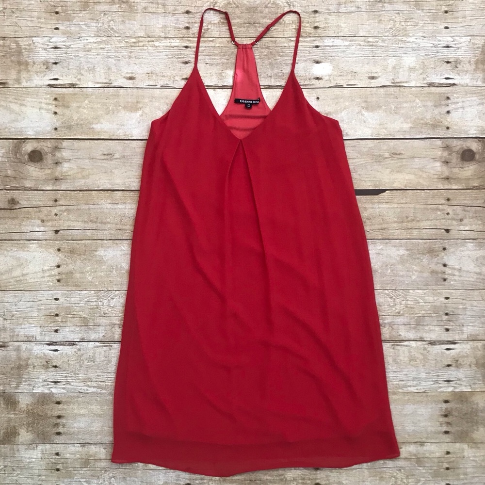Gianni Bini Red Tent Dress Size XS NWT